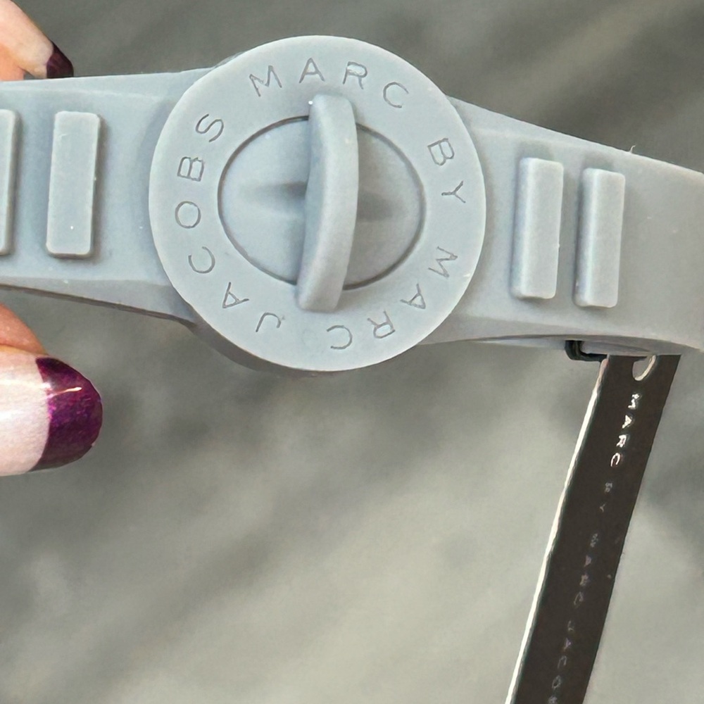 Marc By Marc Jacobs Gunmetal Gray Arm & Wristband